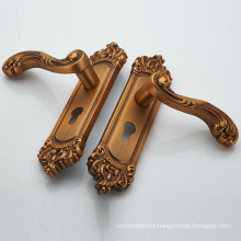 European Retro Door Lock Solid Wood Luxurious Kirsite Door Handle GO-SC5